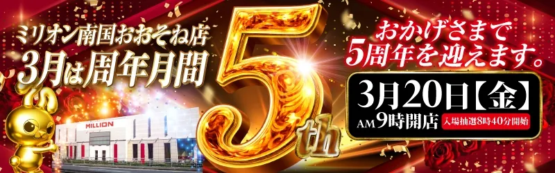 ミリオン南国おおそね店
