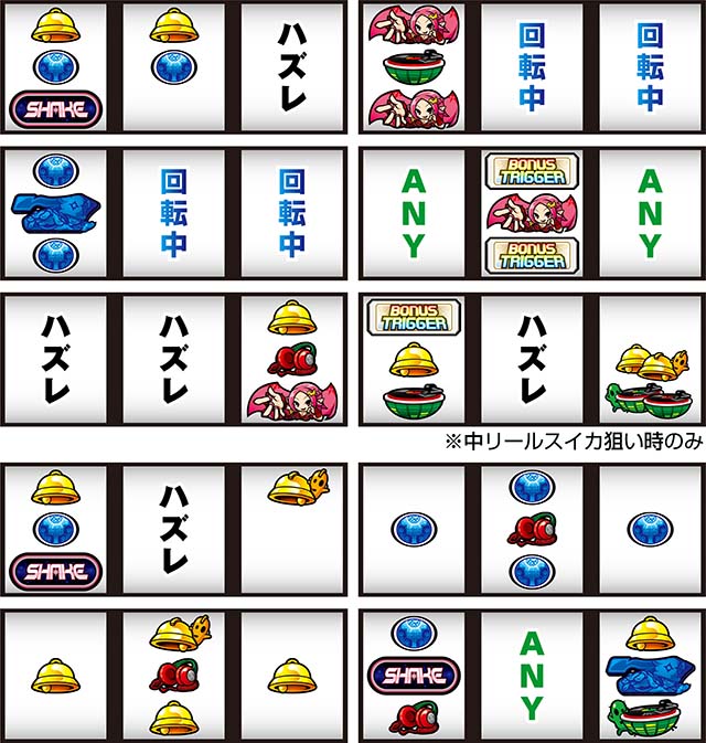 SHAKE BONUS TRIGGER 셰이크 보너 스트리거 스머스 로리치 눈