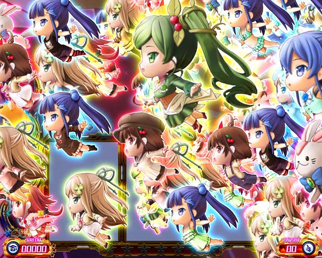 プリズムナナスマスロSTフリーズ告知モード演出