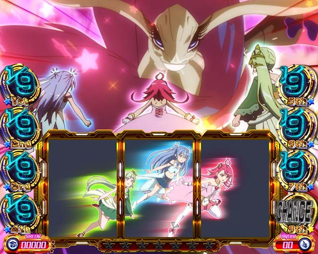 プリズムナナスマスロSTフリーズ告知モード演出