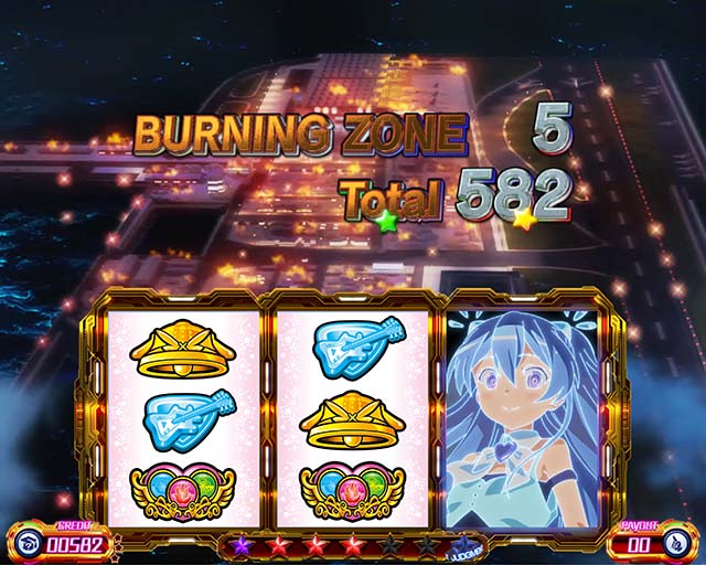 プリズムナナST終了時リールキャラ