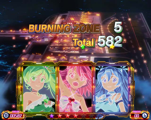 プリズムナナST終了時リールキャラ