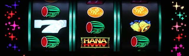 ニューキングハナハナVボーナス中のスイカ