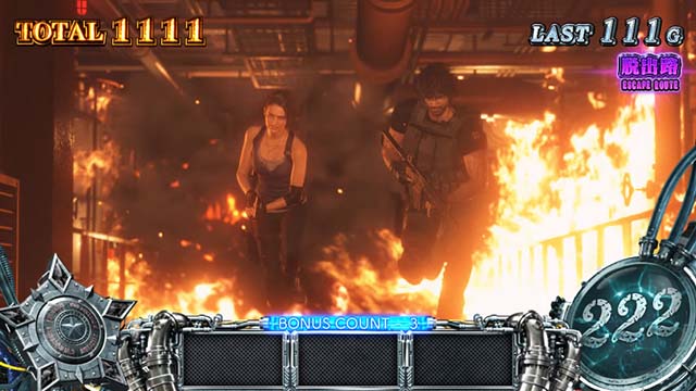 スマスロバイオハザードRE:3バイオre3AT中のステージ