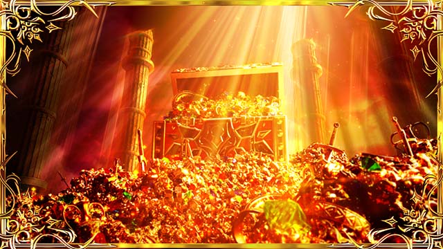 スマスロ ビッグドリーム THE GOLDEN PUSHER引き戻しゾーン終了画面