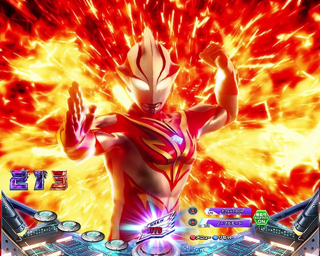 P ウルトラマンメビウス デカヘソ319（パチンコ）ラッキートリガー
