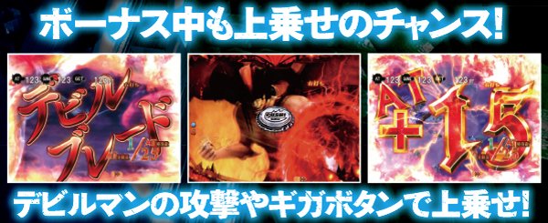 CRデビルマン〜覚醒めし悪魔人間〜（パチンコ）スペック・保留