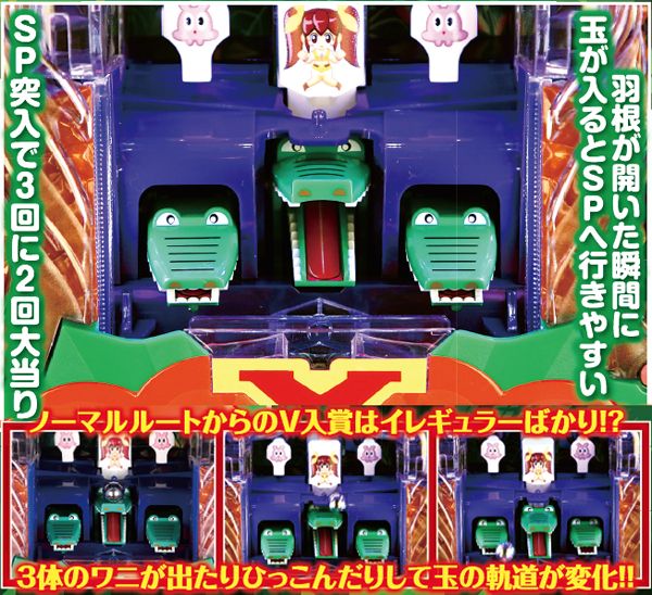 CRAワニざんすαH（パチンコ）スペック・保留・ボーダー・期待値・攻略