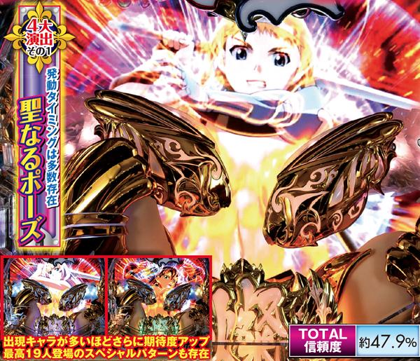 クイーンズブレイド2 レイナ通常時・4大演出信頼度