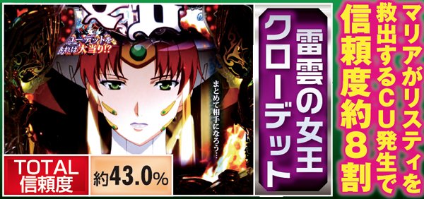 クイーンズブレイド2 レイナ通常時・ストーリーリーチ信頼度
