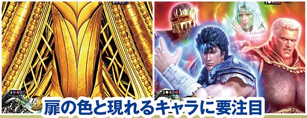 北斗無双通常時演出信頼度・扉予告