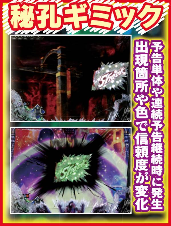 北斗無双通常時みどころ演出&ギミック・秘孔ギミック