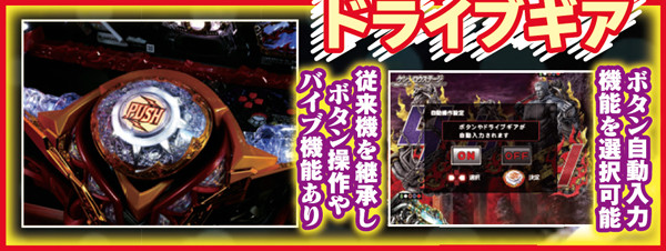 北斗無双通常時みどころ演出&ギミック・ドライブギア
