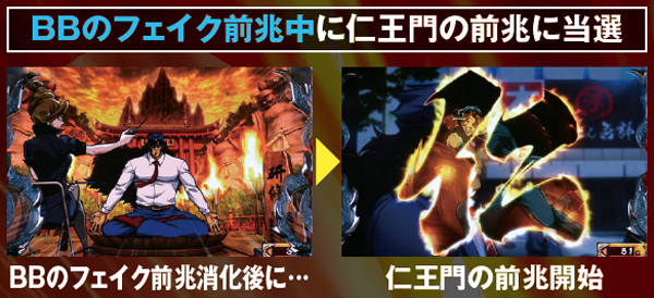 サラ番BB(&AT)前兆と仁王門前兆の優先順位