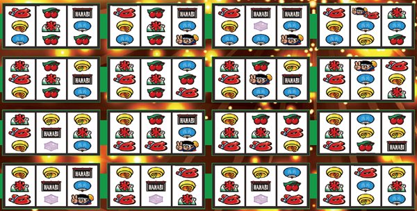 ハナビリーチ目・左リール7付近・BR共通