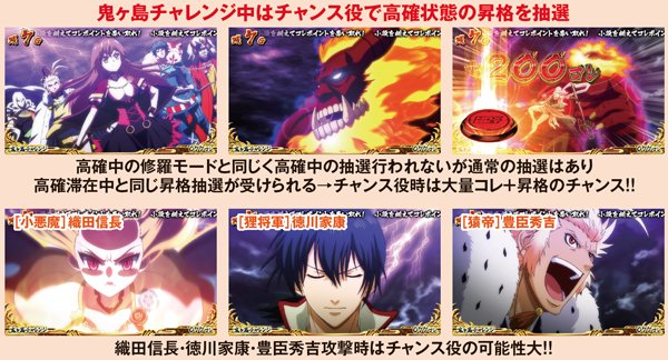 戦コレ2鬼ヶ島高確・鬼ヶ島チャレンジ中・高確昇格抽選