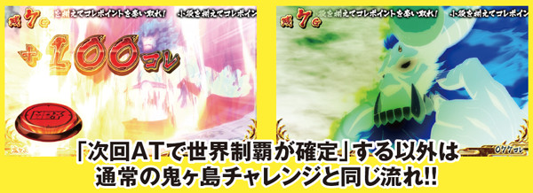 戦コレ2通常時液晶演出・鬼ヶ島チャレンジ・青鬼登場時のポイント