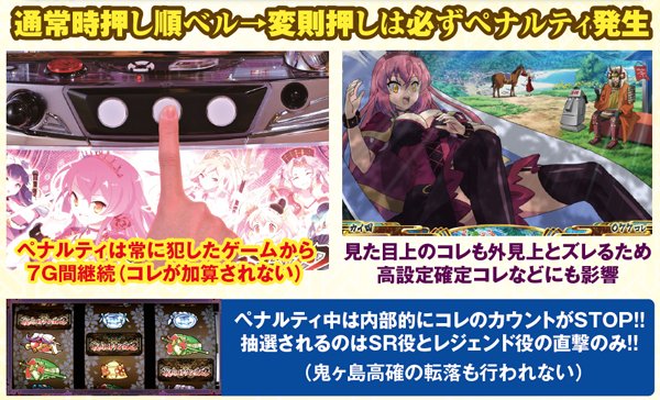 戦コレ2変則押しのペナルティ