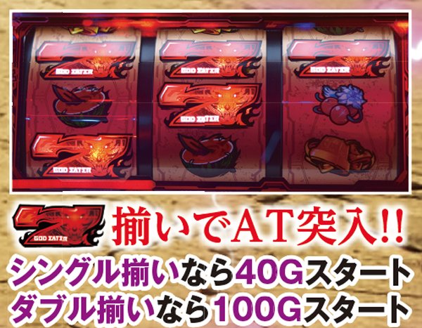 ゴッドイーターAT突入時・ゲーム数