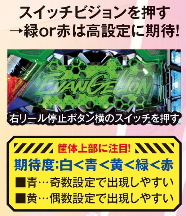 ヱヴァンゲリヲン・希望の槍（パチスロ）設定判別・天井・ゾーン・解析