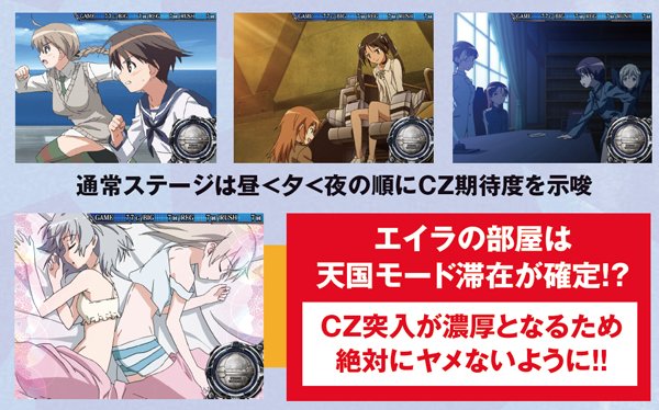 パチスロ ストライクウィッチーズ（パチスロ）設定判別・天井・ゾーン