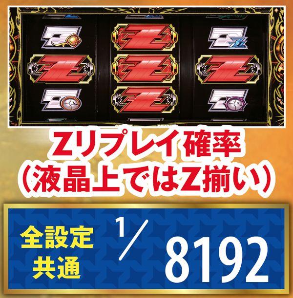 Zゴールド インフィニティ（パチスロ）設定判別・天井・ゾーン・解析