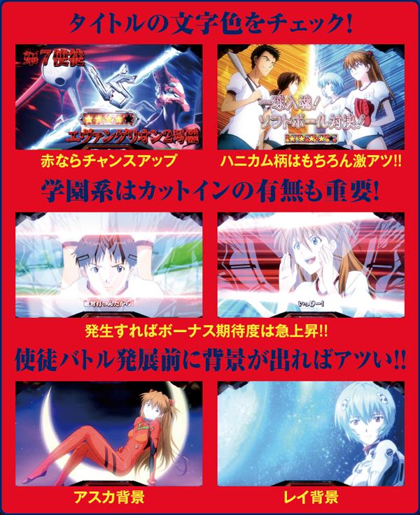 パチスロエヴァンゲリオン魂を繋ぐもの ヱヴァンゲリヲン～魂を繋ぐもの～（パチスロ）設定判別・天井・ゾーン