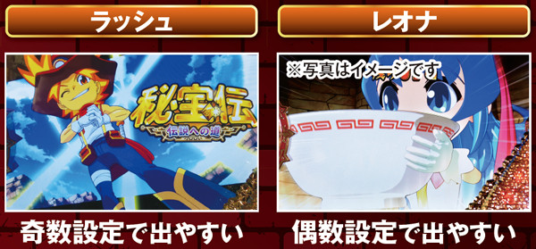 秘宝伝伝説ART終了画面