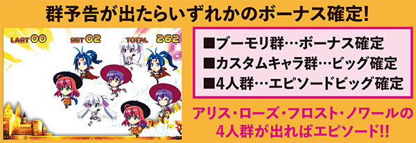 マジハロ5通常時・キャラ群