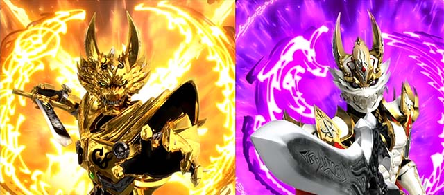 パチスロ牙狼黄金騎士・終了画面_牙狼＆打無…設定4以上