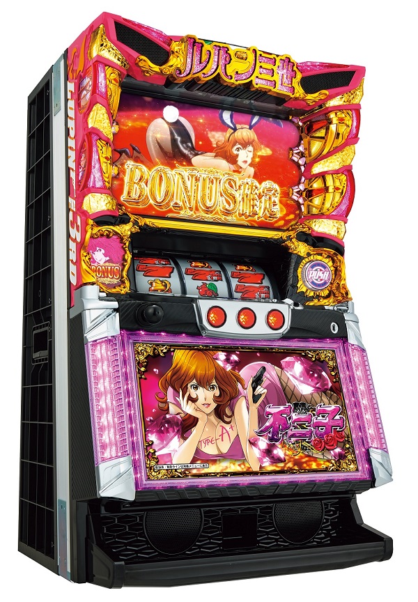 パチスロ新機種『不二子 TYPE A+』発表!! オリンピアが送り出す5号機