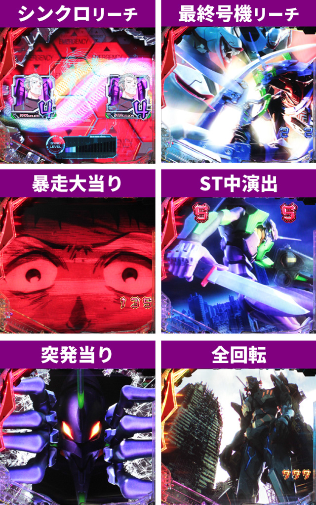 エヴァ未来通常時大当り
