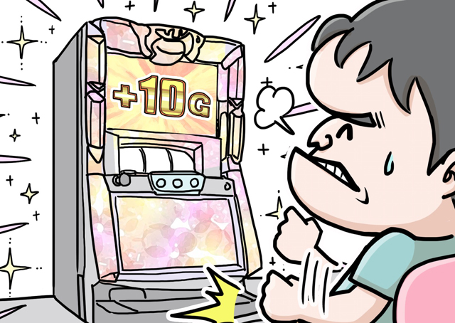 全画面のパチスロ機