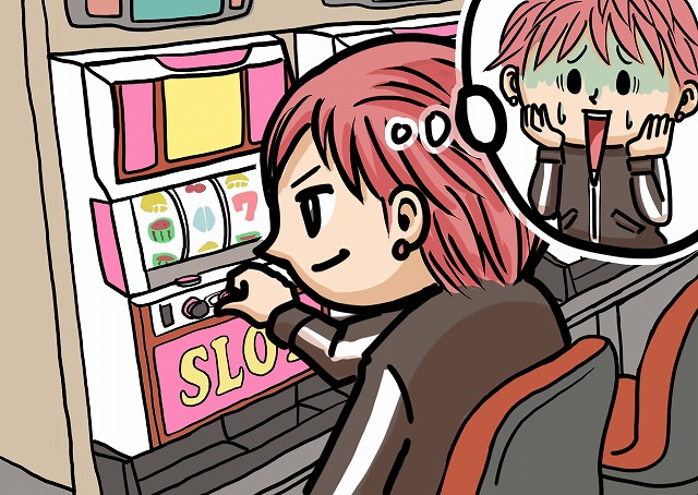 ショックを受けた人のイラスト