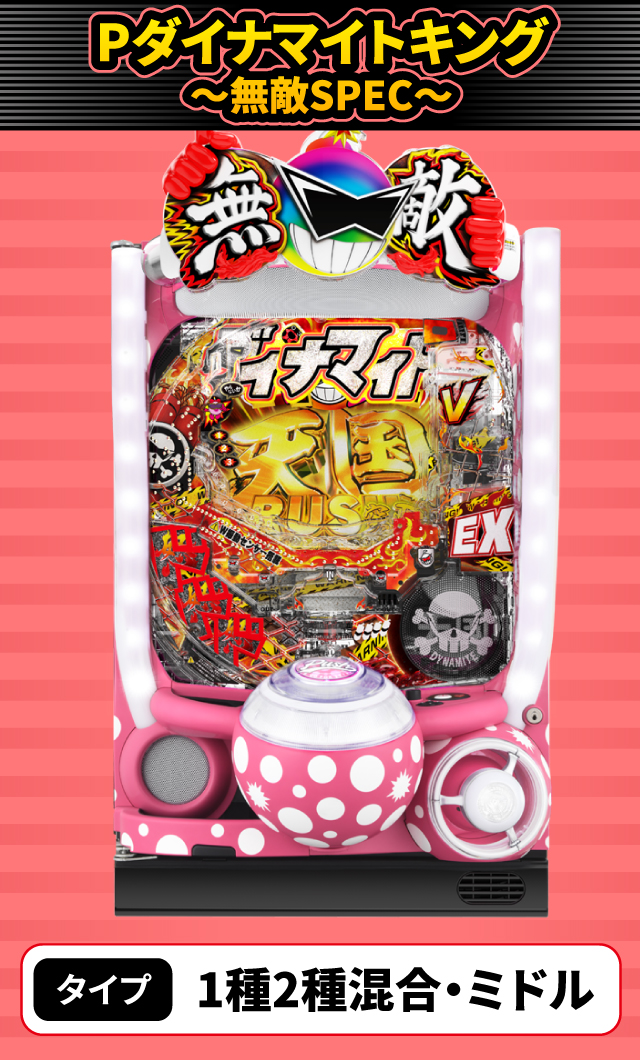 12月新台スペックナビ　Pダイナマイトキング～無敵SPEC～