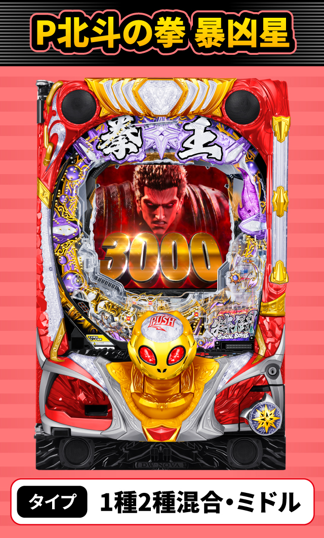 5月新台スペックナビ　P北斗の拳 暴凶星