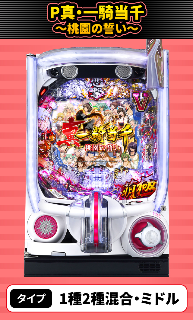 8月新台スペックナビ　P真・一騎当千～桃園の誓い～