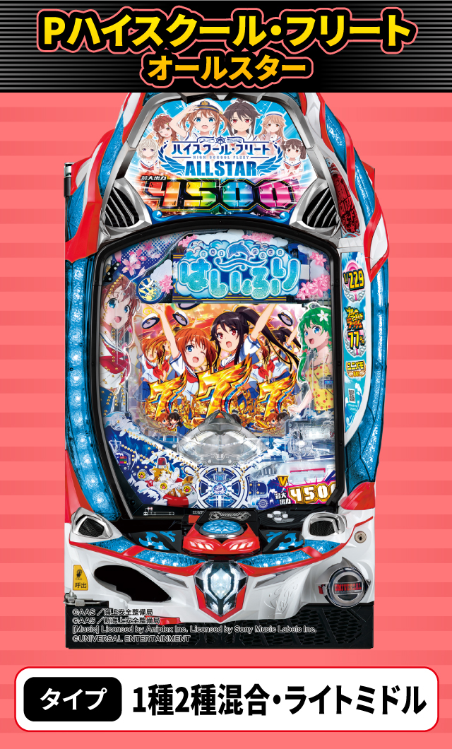 9月新台スペックナビ　Pハイスクール・フリート オールスター