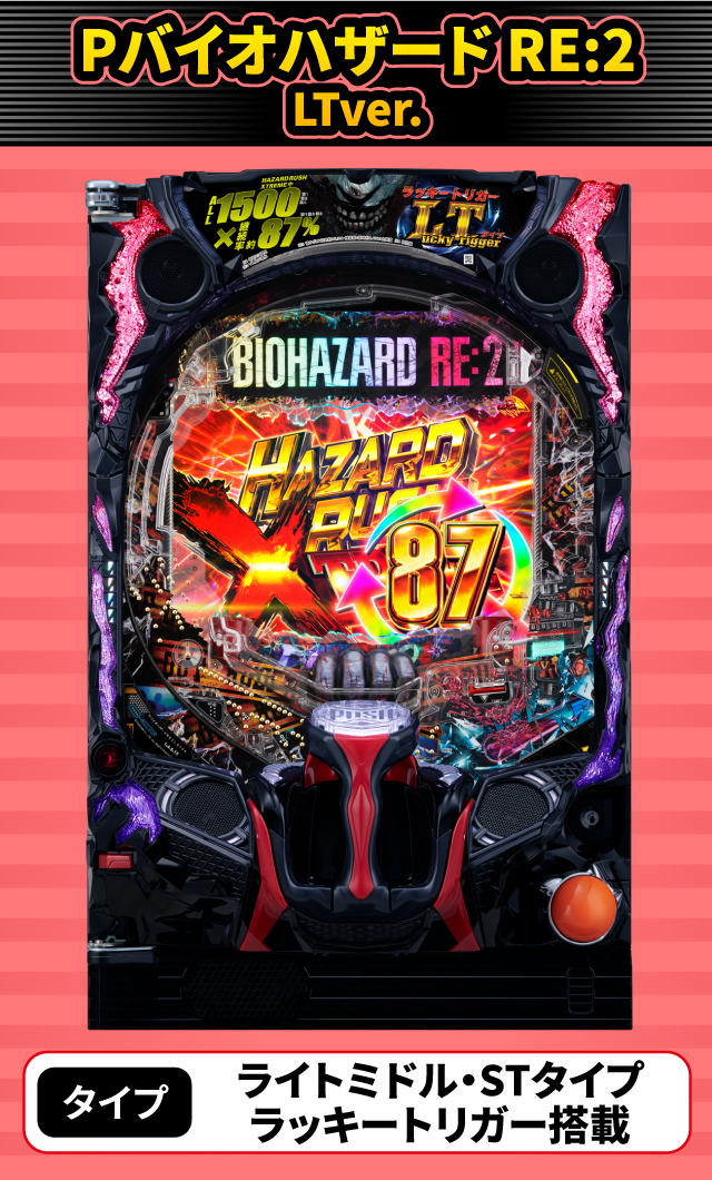 2024年4月新台スペックナビ　Pバイオハザード RE:2 LTver.