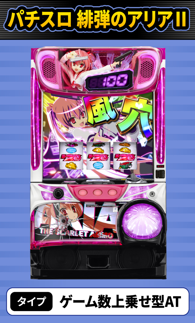 2月新台スペックナビ　パチスロ 緋弾のアリアII