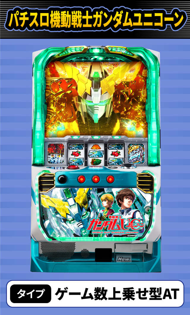 3月新台スペックナビ　パチスロ機動戦士ガンダムユニコーン