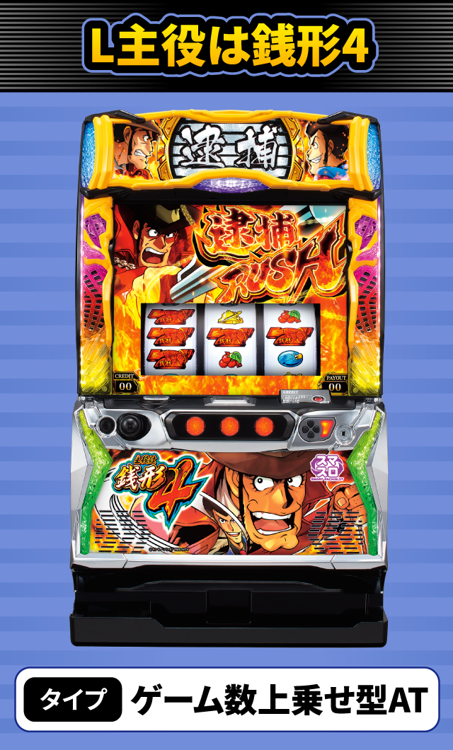 5月新台スペックナビ　L主役は銭形4