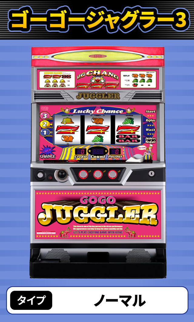 7月新台スペックナビ　ゴーゴージャグラー3