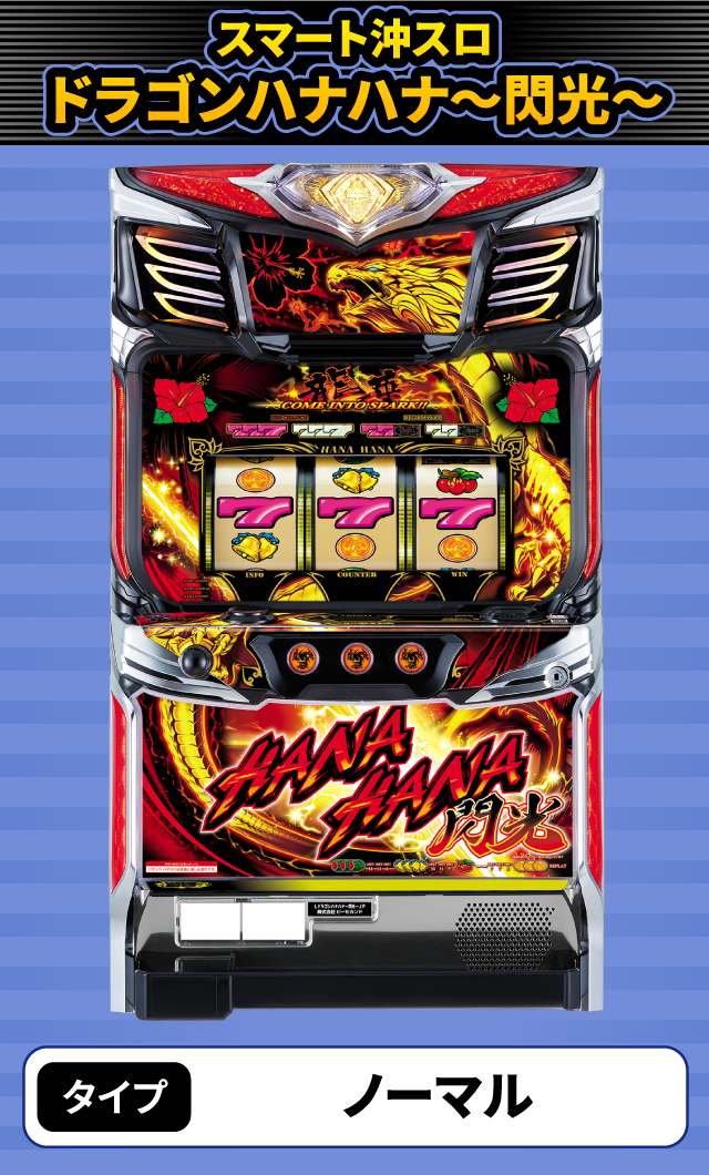 2024年3月新台スペックナビ　スマート沖スロ ドラゴンハナハナ～閃光～