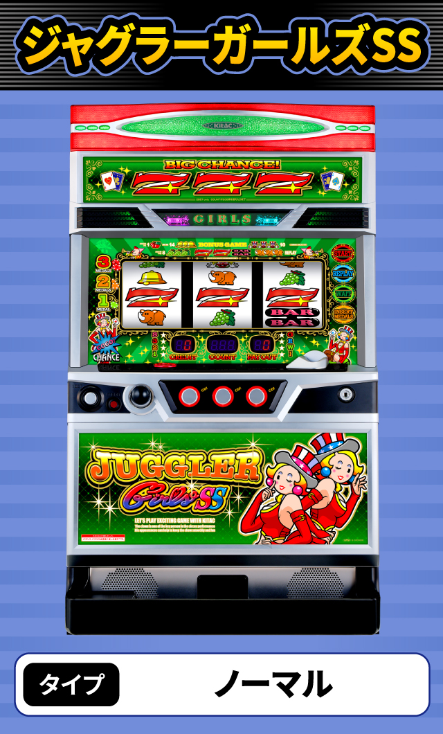 2024年4月新台スペックナビ　ジャグラーガールズSS