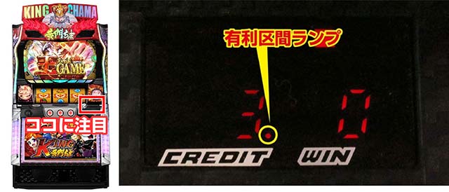 KING黄門ちゃま有利区間ランプ
