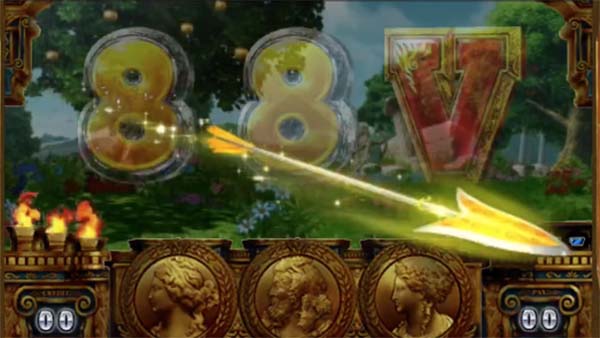 ミリオンゴッド凱旋アルテミスの矢演出