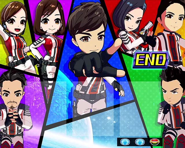 パチスロウルトラマンティガスマスロティガチャンス・チャンス告知終了画面