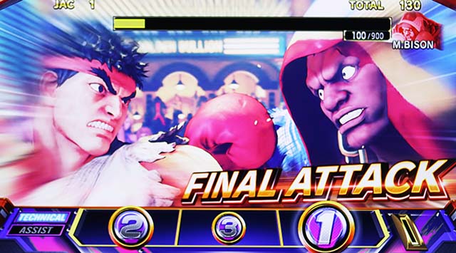 スマスロ ストリートファイターV 挑戦者の道ボーナスファイナルアタックぶつかり合い