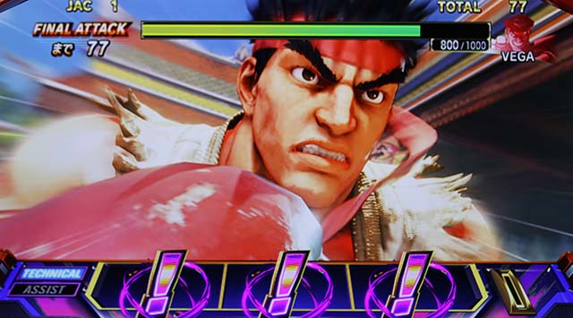 スマスロ ストリートファイターV 挑戦者の道ボーナスバトル中！ナビ